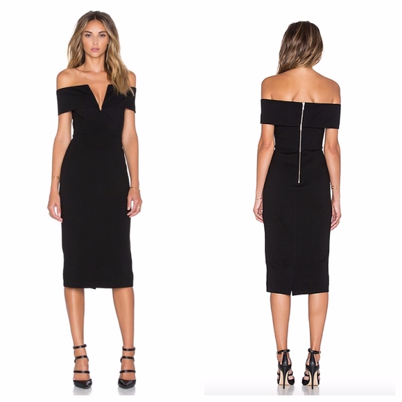 NICHOLAS Dresses & Skirts - N/Nicholas Bardot Off The Shoulder Dress